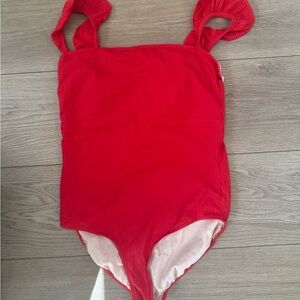 Red Women's One Piece Swimsuit